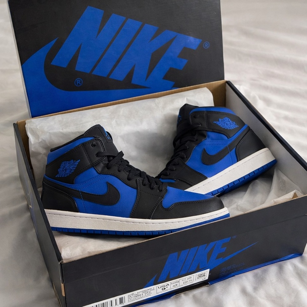 Nike Air Jordan 1 Retro High OG Royal Blue Black Men’s 9.5 w/ Box
